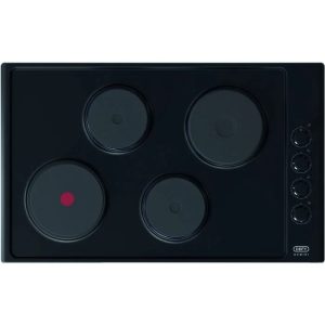 Defy 82cm Gemini Solid Plate Hob – Black DHD416